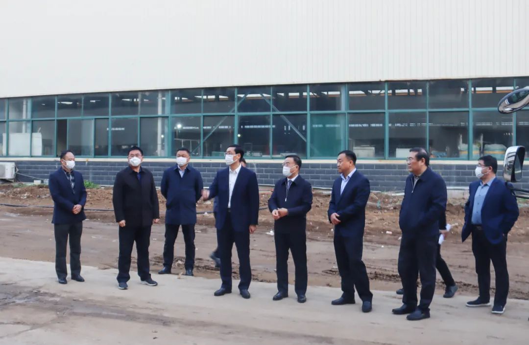 王營調(diào)研天意機(jī)械大宗固廢智能裝備研發(fā)生產(chǎn)項目